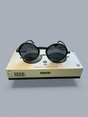 IZIPIZI Paris #G Kaki Green Sunglasses NWB